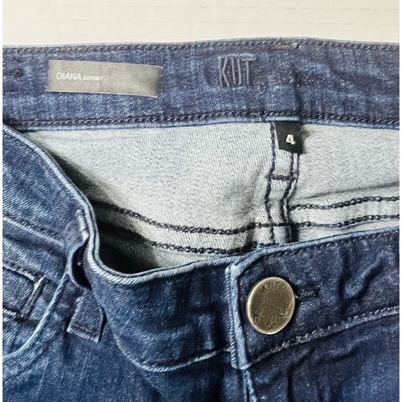 Kut From The Kloth Jeans Women's 4 Diana Skinny Fit Dark Wash - Picture 4 of 6